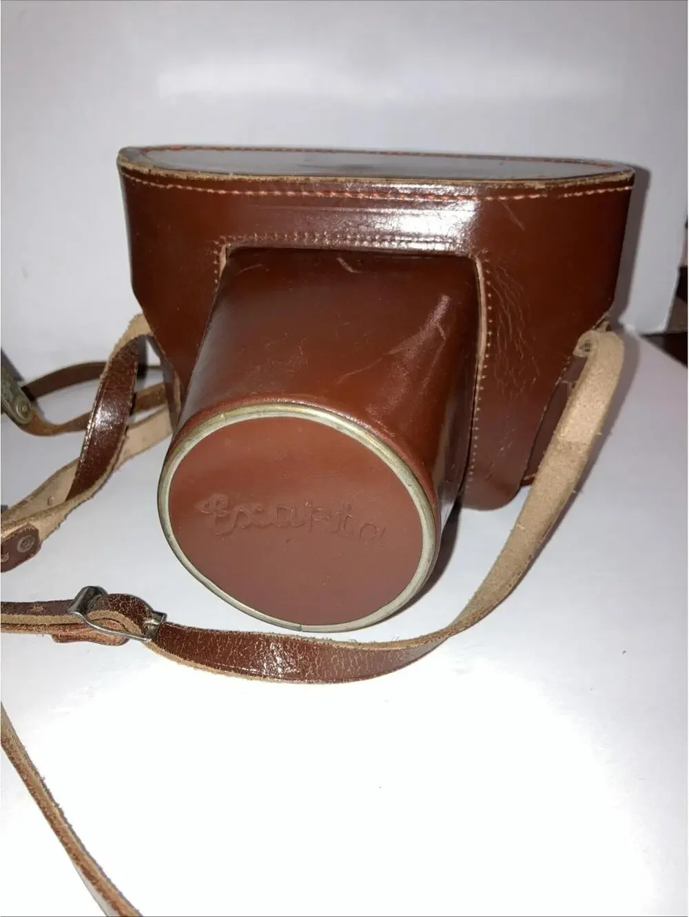 Lot Of 3 Vintage Brown Leather Camera Cases “LOOK”
